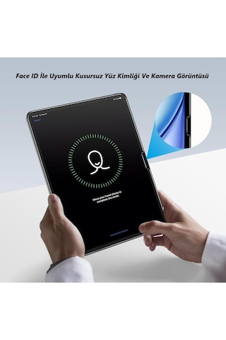 Apple Uyumlu iPad Air 13 İnç Ekran Koruyucu Nano Şeffaf 2024