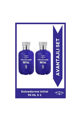 Dolcedorme Initial 90 Ml 2'li Erkek Parfüm Seti Stcc021147 Odunsu