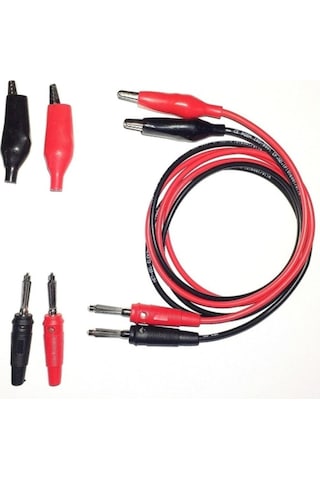 Banan To Krokodil Kablo 1 Metre Kaliteli Mavi