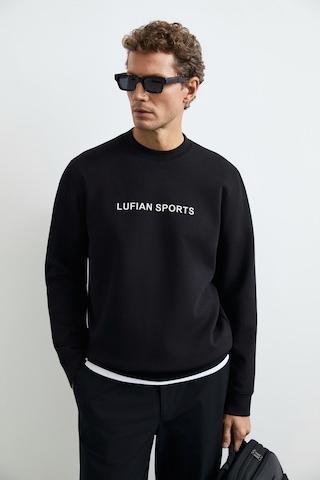 Lufian Rowan Erkek Sweatshirt 112030195 Siyah