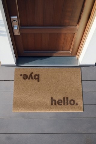 Coco Hello Bye Koko Paspas Dış Kapı Paspası Kıl Kapı Önü Paspası Naturel