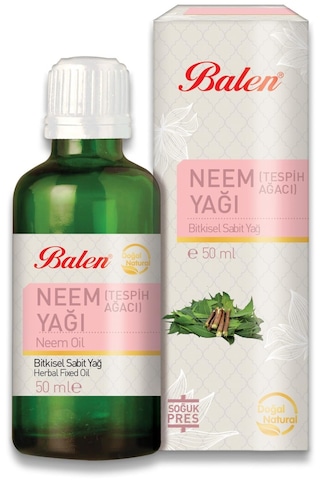 Balen Tespih Ağacı Yağı Neem Yağı 2 x 50 ML