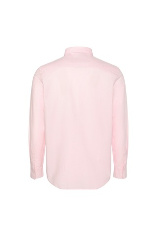 Calvin Klein Ls Erkek Düz Renk Oxford Pembe Klasik Gömlek-15674 Pearly Pink