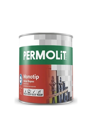 Permolit Monotip Astarlı Antipas Boya Beyaz 0.75 Lt.