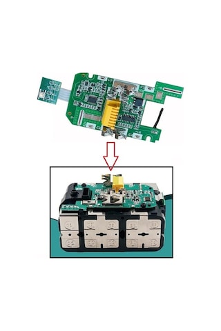 Novahub Makita 18v Pil Göstergesi Pcb Devre Kartı, Bl1830 Şarj Koruma Modülü