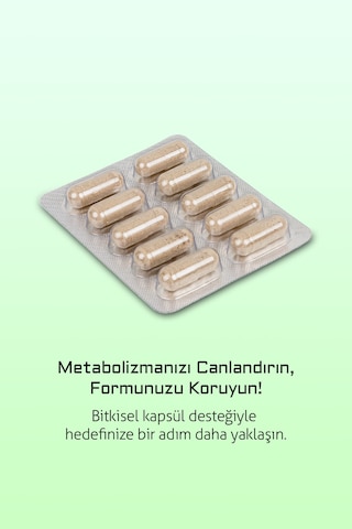 New A1 L Carnitine Lepidium Bitkisel Kapsül Blister 3 Adet Aromasız