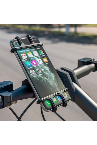 Bisiklet Scooter Gidona Uyumlu Telefon Tutucu