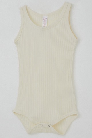 Breeze Kız Bebek Çıtçıtlı Atlet Zıbın Body Jakarlı 9 Ay-3 Yaş, Ekru