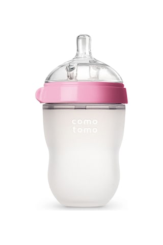 Comotomo Antikolik 3-6 Ay Silikon Biberon 250 ML - Pembe