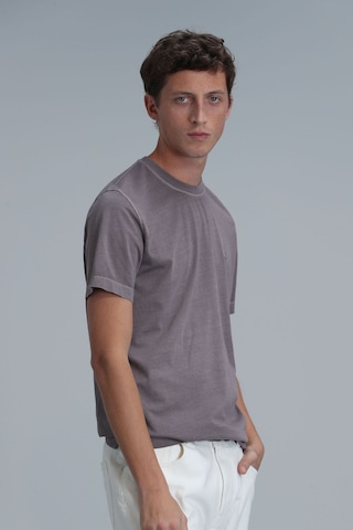 Lufian Erkek Sarder Basic T-shirt 111020216 Vizon