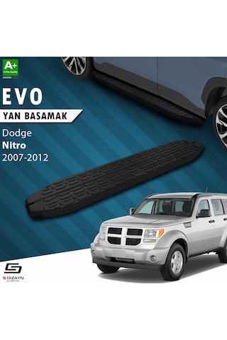 S-dizayn Dodge Nitro Evo Siyah Yan Basamak 153 Cm 2007-2012