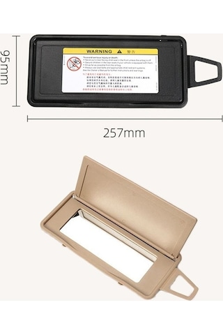 Wondernest Mercedes-benz S Class W220 1998-2005 Sol Ön Güneşlik Makyaj Aynası Bej