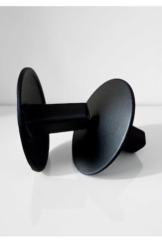 Yuvarlak Düğme Kulp Alüminyum Metal Lüks Modern Mobilya Çekmece Mutfak Dolabı Kulpu Siyah Siyah