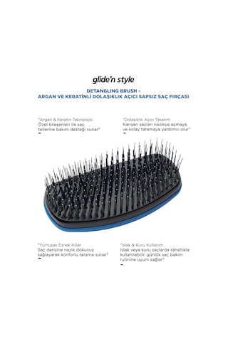 Glide'n Style GS326 Argan & Keratin Özlü Saç Fırçası