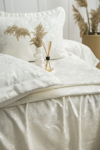 Calantha Home Collection Maya 3 Parça Ekru Pike Takımı 240 X 260 Cm Ekru