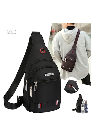 Erkek Çok Yönlü Çapraz Çanta-gri Grı