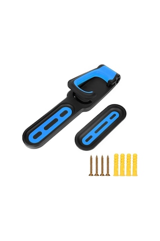 Flybuy Katlanır Bisiklet Askısı - Abs, 18kg Kapasite, Siyah-mavi, Kolay Montaj Siyah - Mavi