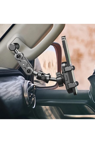 Motion003 Off-road Araçlar İçin Siyah Abs Telefon Tutucu Gösterge Paneli Ve Koltuk Askısı