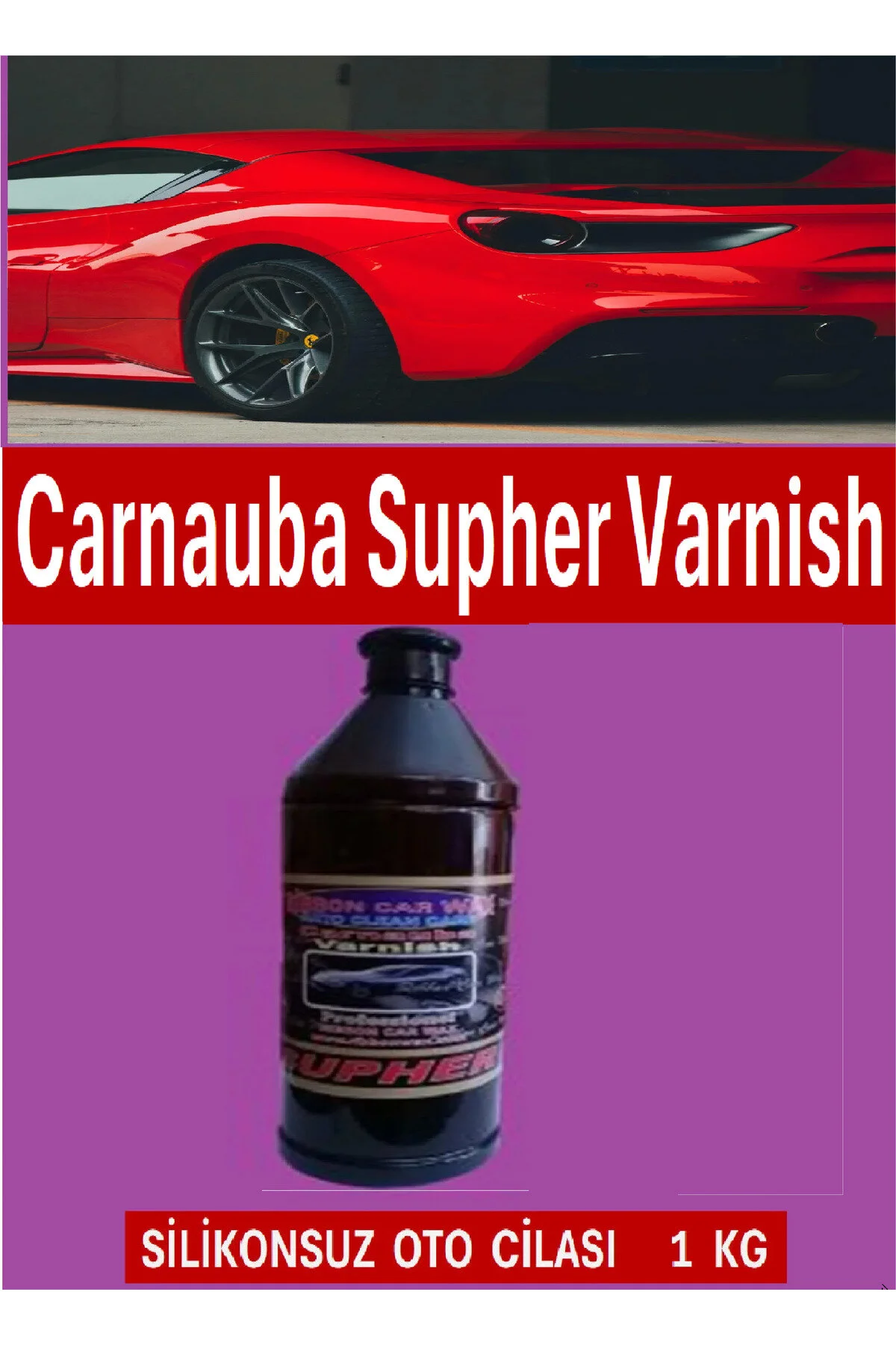 Rb Carnauba Supher Varnish Oto Boya Cilası 1 Kg Oto Cilası
