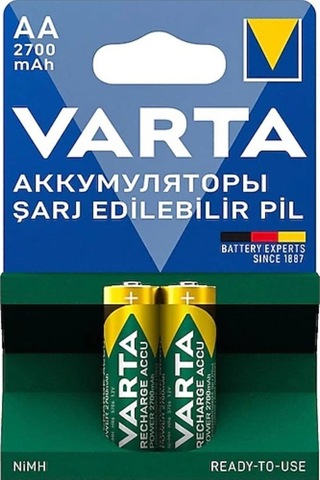Varta 2700mah Aa Şarj Edilebilir Pil 2'li Paket