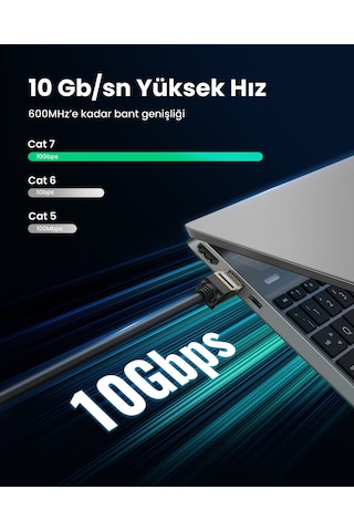 Ugreen Cat7 F/ftp Ethernet Kablosu 1.5 Metre, 11277