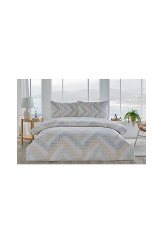Foudre Tek Kişilik %100 Pamuk Nevresim Takımı 160x220 Cm Krem