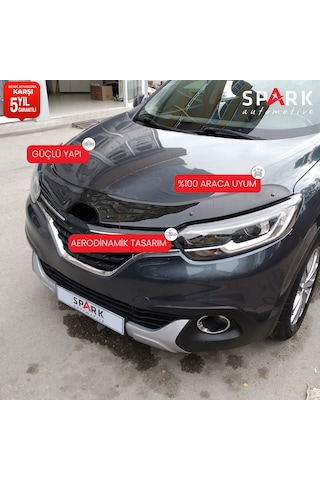 Renault Kadjar 2015- Yılı Ve Sonrası Uyumlu Kaput Rüzgarlığı 4mm