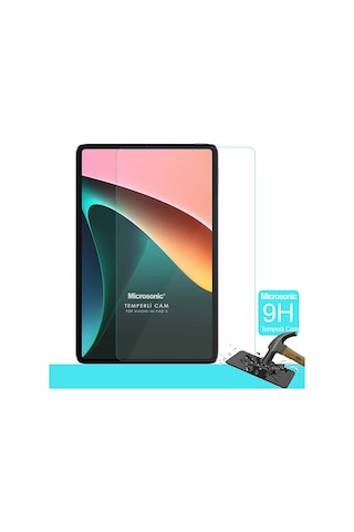 Microsonic Xiaomi Uyumlu Mi Pad 5 Tempered Glass Cam Ekran Koruyucu
