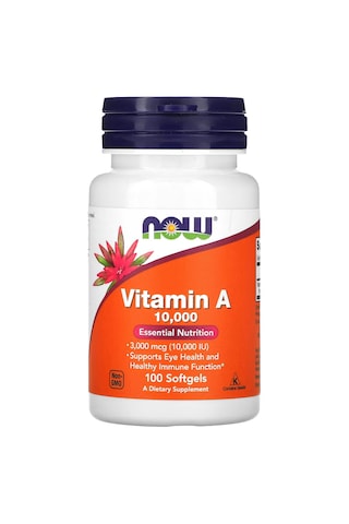 Now Foods Vitamin A 10.000 IU Takviye Edici Gıda 100 Softjel