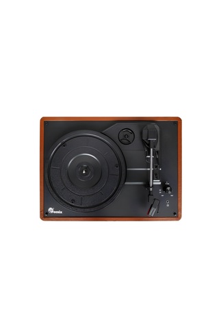 Fomix Fm-102 Pikap Plak Çalar Hoparlör Ve Bluetooth Kitli Kahverengi 1 Adet