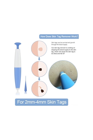 Teltree Cilt Et Beni Çıkarma Kalemi - 4-6mm Et Beni, Siğil Ve Nasır Temizleme Aleti Çok Renkli