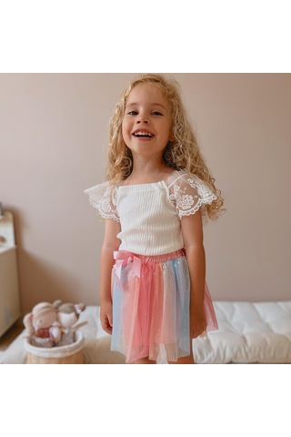 Gökkuşağı Pullu Etek 001