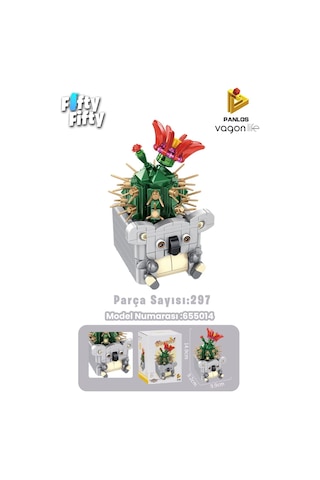 Panlos Mini Potted Plant Serisi Koala Figürü 297 Parça Oyuncak Yapım Seti -ffp655014
