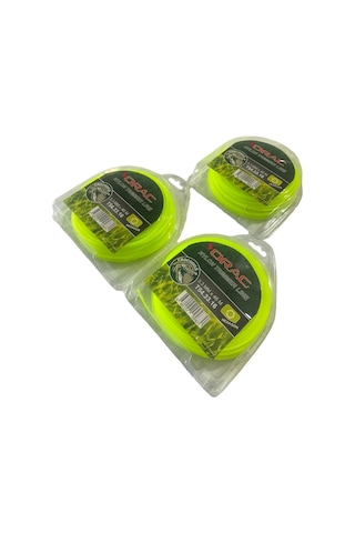 Orak 3,3 Mm 6 Köşeli Tırpan Misinesi Misinası 46 M. 3 Adet