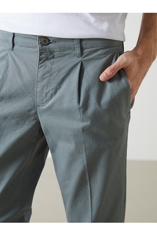 Lcwaıkıkı Classic Yeşil Standart Kalıp Erkek Pileli Chino Pantolon