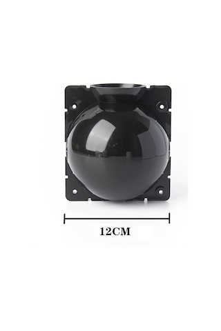 Geeksen Bitki Klonlama Kutusu - Ağaç Ve Çiçek Sapları İçin Kök Geliştirici, Sert Plastik, 8cm Orta Boy, Siyah, 10 Adet Set