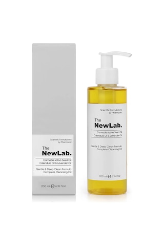 The NewLab Tüm Cilt Tipleri Için Kenevir Tohumu, Calendula Ve Lavanta Özlü Yüz Temizleme Yağı 200 Ml