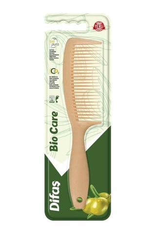 Bio-care Saplı Büyük Tarak 3028 Zeytin Çekirdeği Katkılı Malzemeden Üretilmiş, Doğa Dostu Tarak 84814892