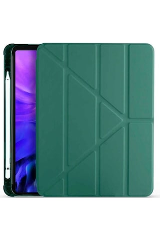 Apple Uyumlu iPad Air 10.9 2020 Kılıf Mıknatıslı Folding Standlı Silikon