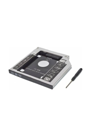 SSD Caddy 12.7 Mm Dvd To SSD Kızak HDD Bağlama - HDD Caddy Kutu 12.7M