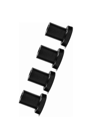 Springsun Karbon Çelik Kayar Barn Kapısı Ray Spacerı, Pom Kaplama, Duvar Ray Sabitleme Aksesuarı, 4 Adet Paket