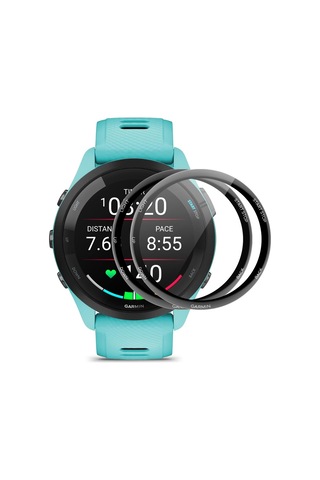 Garmin Forerunner 245/245 Müzik İçin 2 Adet Enkay 3d Tam Kapsama Yumuşak Pc Kenar Pmma Hd Ekran Koruyucu Film