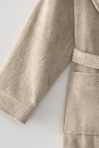 Ecocotton Ecosoft Organik Pamuk Bej "x-large" Yeni Kadın Bornoz Bej