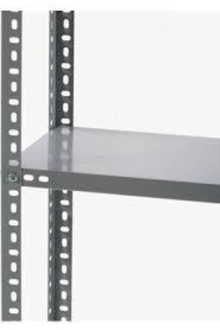 Burada 4 Katlı 31x75-200cm Galvaniz Çelik Raf -0.70 Mm Çok Renkli