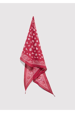 Mavi - Baskılı Bandana 1913900-70390 Kırmızı