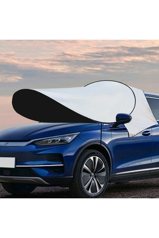 Dancemonkey Araba Güneşliği Ön Kapak Gümüş Vinil Isı Kalkanı