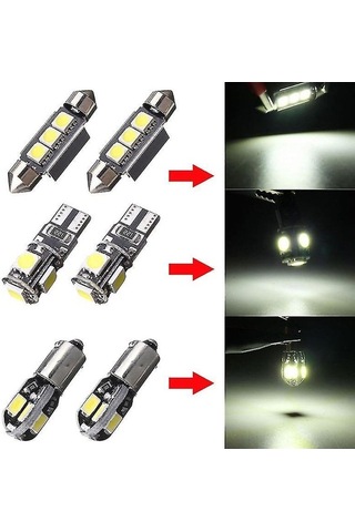 Supermarket1 Bmw 5 Serisi E39 İçin 20 Adet Led İç Aydınlatma Seti 1997-2003