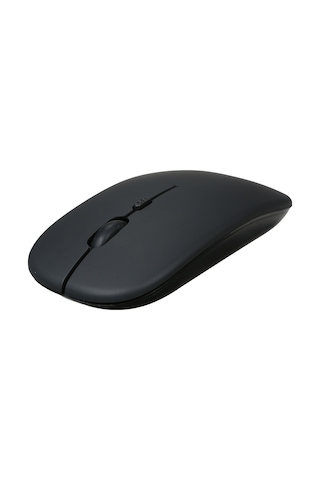 Kangvka Slim Mini 78 Tuşlu Bt Klavye Seti, 3 Seviye Dpı Mouse, Şarj Edilebilir, Çoklu Sisteme Uyumlu, Siyah Mouse Pil İçermez Diğer