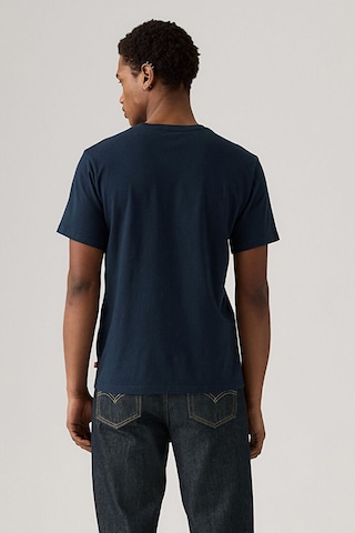 Levi's Relaxed Erkek Mavi Bisiklet Yaka Tişört - A2082-0296 Lacivert
