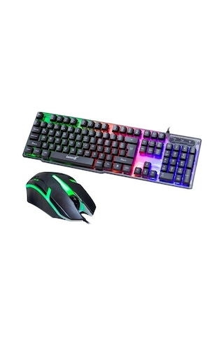 Lennox LX-T302 Oyuncu Rgb Işıklı Klavye Mouse Set